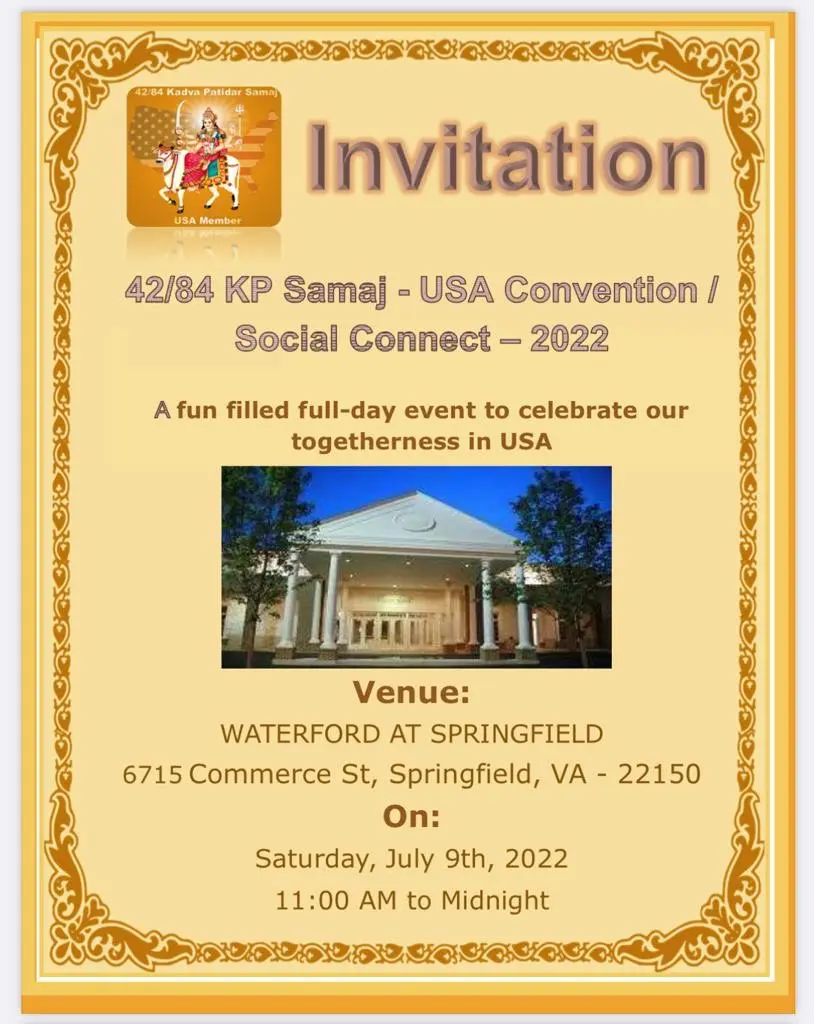 event invitation USA Convention-2022